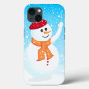 Recherche de bonhomme neige heureux iphone coques Hiver