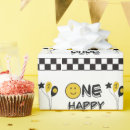 Recherche de visage jaune papier cadeau Rétro