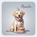 Recherche de anniversaire jaune autocollants Dessin animé