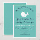 Recherche de motif de baleine invitations Mother to be