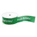 Recherche de joyeux anniversaire rubans Vert
