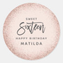 Zoek naar glittering stickers Typografie