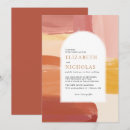 Zoek naar boho huwelijk uitnodigingen Terracotta