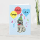 Recherche de caniche standard vœux cartes Chiot