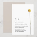 Recherche de fleur jaune invitations Bride