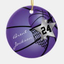 Zoek naar basketball ornamenten Paars