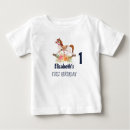 Recherche de cheval bébé tshirts Premier anniversaire