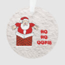 Recherche de cheminée de noël autocollants Ho ho oups