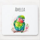 Recherche de plumes colorées tapis souris Tropical