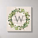 Zoek naar initial canvas prints Monogrammen