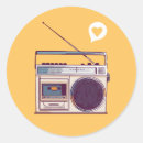 Recherche de radio vintage autocollants Rétro