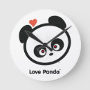 Zoek naar panda klokken Kawaii