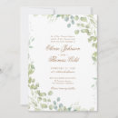 Recherche de faire part de eucalyptus mariage invitations Classique