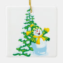 Recherche de bonhomme neige heureux ornements Xmas