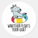 Zoek naar grappige geiten stickers Wat drijft uw boot