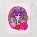 Recherche de dia muertos cartes postales Folk