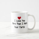 Recherche de coeur romantique tasses Simple