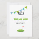 Recherche de golf remerciements cartes Fête d'anniversaire