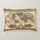 Zoek naar oude wereldkaarten kussens Reizen