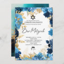 Recherche de blue bar bat mitzvah invitations Fleurs