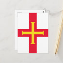 Recherche de drapeaux croisés cartes postales Blanc