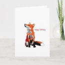 Zoek naar vossen verjaardagskaarten Foxy