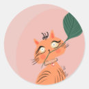 Zoek naar grappige cartoon stickers Kat