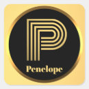 Recherche de lettre p autocollants Noir