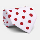 Recherche de motif pois blanc cravates Rouge