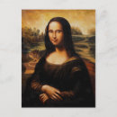 Recherche de mona lisa cartes postales Davinci