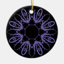 Recherche de mandala bleu ornements Noir