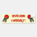 Recherche de loup garou voiture autocollants Lune