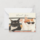 Recherche de deux chats vœux cartes Chat mignon