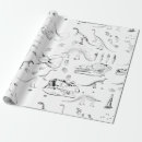 Recherche de fossiles papier cadeau Jurassique