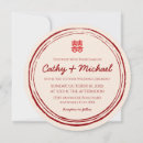 Recherche de timbre de de mariage invitations Rouge