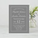 Recherche de m gris invitations Classique