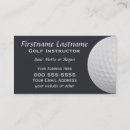 Zoek naar ballen visitekaartjes Instructeur