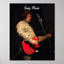 Recherche de guitare bleue posters Guitariste