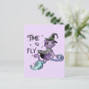 Recherche de sorcière de vol cartes postales Mignon