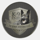 Recherche de chien policier autocollants Gsd