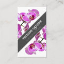 Recherche de orchidées cartes visite Customer