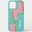 Recherche de pastèque mignonne iphone coques Aquarelle