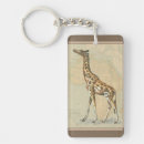 Zoek naar wilde dieren sleutelhangers Giraffe