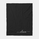 Zoek naar initialen dekens Zwart wit