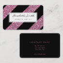 Recherche de rayures diagonales cartes visite Noir