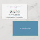 Recherche de ambulance cartes visite Services médicaux d'urgence
