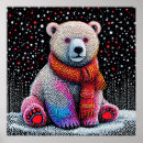 Recherche de animaux de noël posters Ours polaire