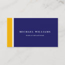 Recherche de orange et bleu cartes visite Minimaliste
