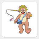 Recherche de pêche drôle autocollants Pêcheur