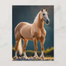 Recherche de chevaux de palomino cartes postales Quart de cheval